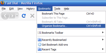 How can you import your old bookmarks to Firefox?